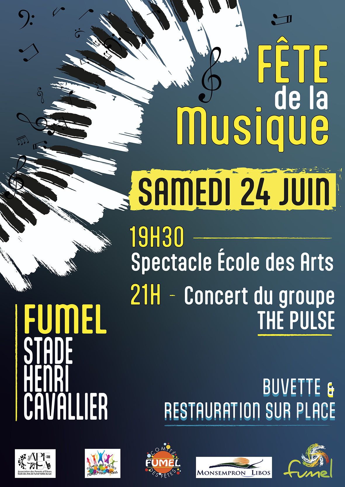 Affiche fete musique 2023