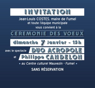 Voeux à la population 