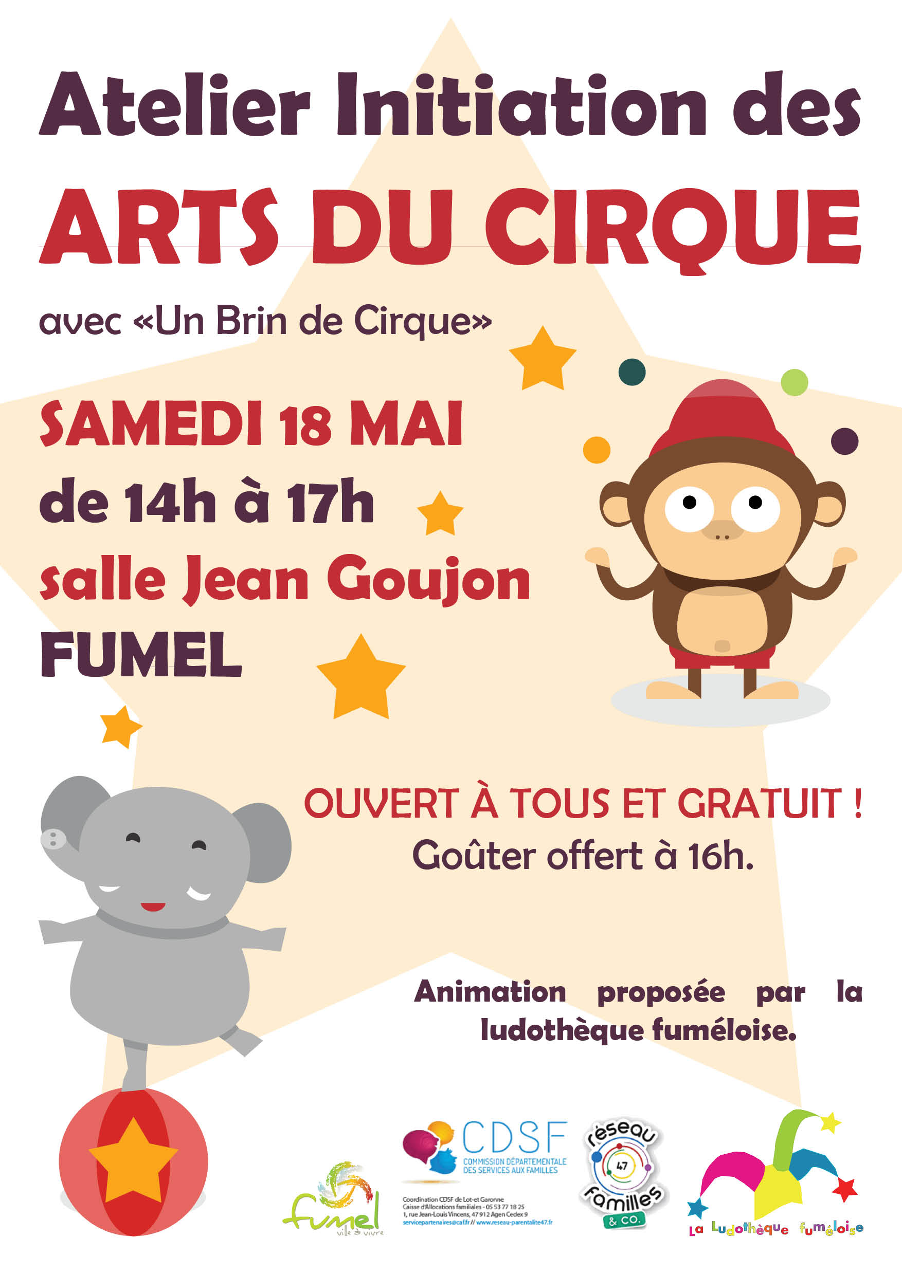 Atelier Initiation des Arts du Cirque
